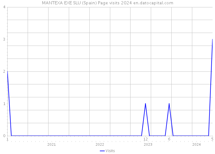MANTEXA EXE SLU (Spain) Page visits 2024 
