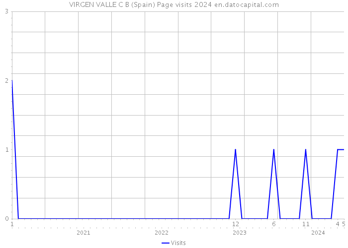 VIRGEN VALLE C B (Spain) Page visits 2024 