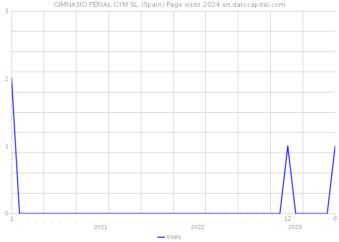 GIMNASIO FERIAL GYM SL. (Spain) Page visits 2024 