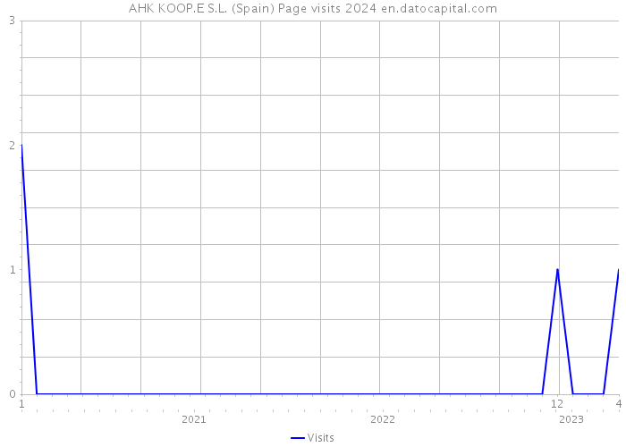 AHK KOOP.E S.L. (Spain) Page visits 2024 
