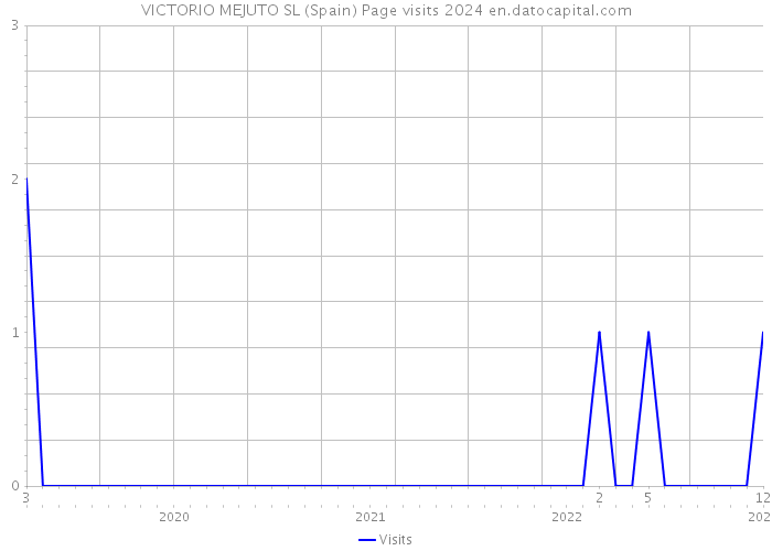 VICTORIO MEJUTO SL (Spain) Page visits 2024 