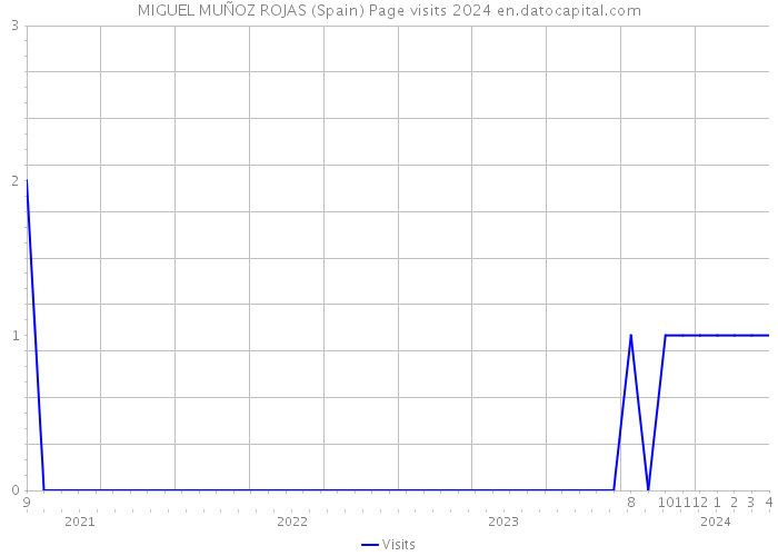 MIGUEL MUÑOZ ROJAS (Spain) Page visits 2024 