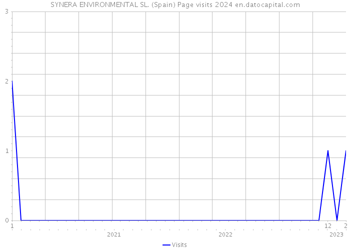SYNERA ENVIRONMENTAL SL. (Spain) Page visits 2024 