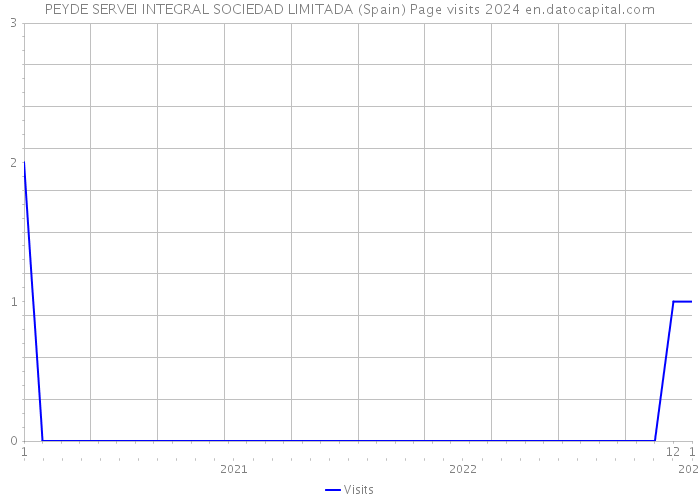 PEYDE SERVEI INTEGRAL SOCIEDAD LIMITADA (Spain) Page visits 2024 