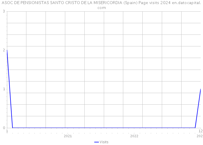 ASOC DE PENSIONISTAS SANTO CRISTO DE LA MISERICORDIA (Spain) Page visits 2024 