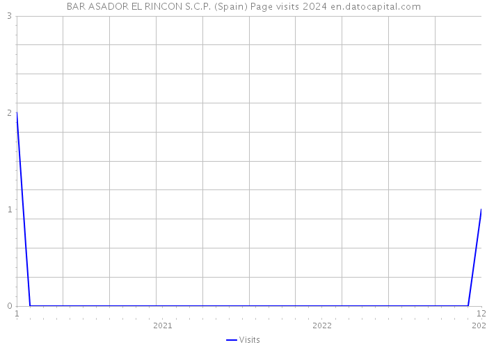 BAR ASADOR EL RINCON S.C.P. (Spain) Page visits 2024 