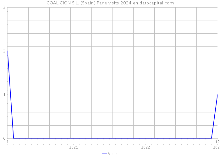 COALICION S.L. (Spain) Page visits 2024 
