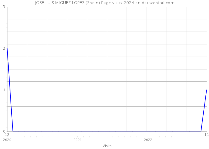 JOSE LUIS MIGUEZ LOPEZ (Spain) Page visits 2024 
