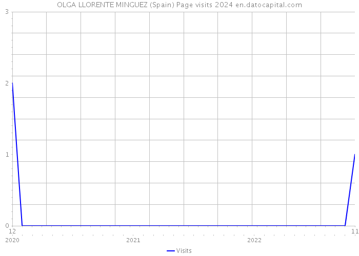 OLGA LLORENTE MINGUEZ (Spain) Page visits 2024 