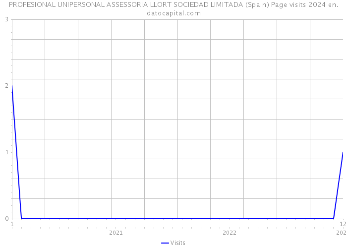 PROFESIONAL UNIPERSONAL ASSESSORIA LLORT SOCIEDAD LIMITADA (Spain) Page visits 2024 