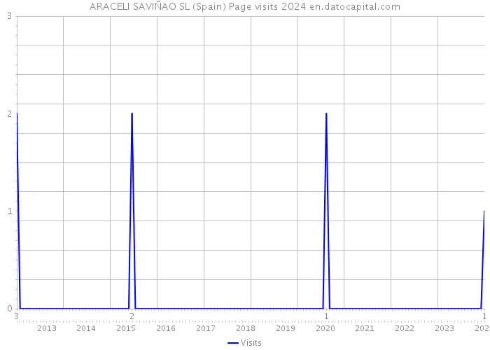 ARACELI SAVIÑAO SL (Spain) Page visits 2024 