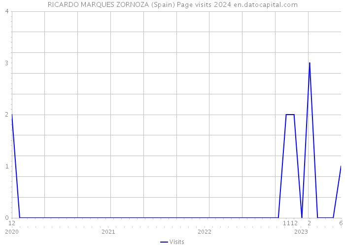 RICARDO MARQUES ZORNOZA (Spain) Page visits 2024 
