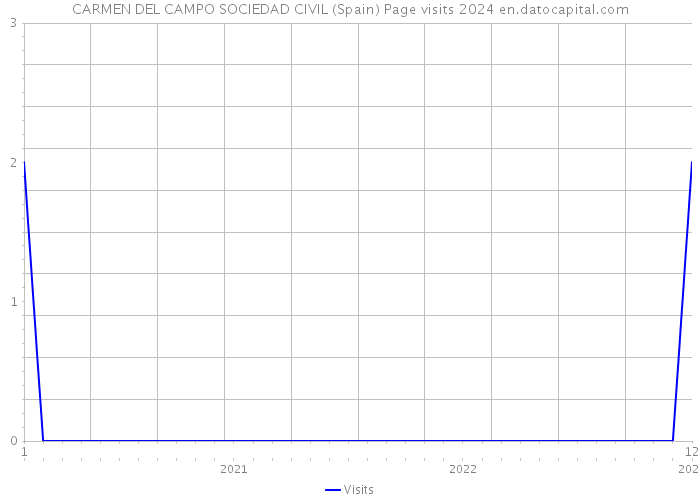 CARMEN DEL CAMPO SOCIEDAD CIVIL (Spain) Page visits 2024 