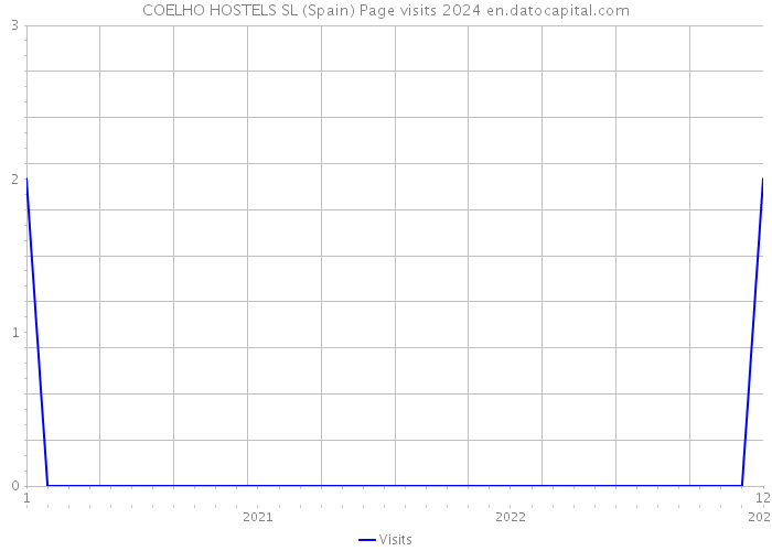 COELHO HOSTELS SL (Spain) Page visits 2024 