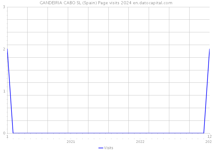 GANDEIRIA CABO SL (Spain) Page visits 2024 
