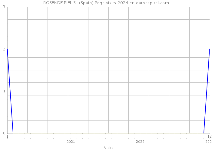 ROSENDE PIEL SL (Spain) Page visits 2024 