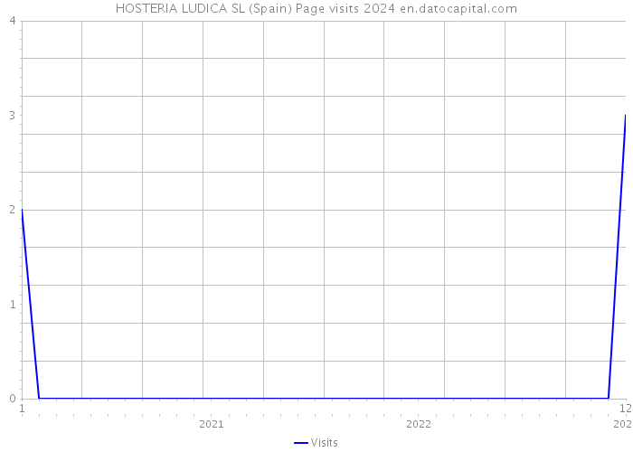 HOSTERIA LUDICA SL (Spain) Page visits 2024 