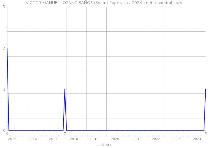 VICTOR MANUEL LOZANO BAÑOS (Spain) Page visits 2024 