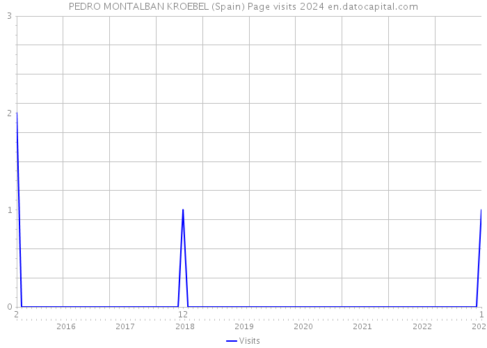 PEDRO MONTALBAN KROEBEL (Spain) Page visits 2024 