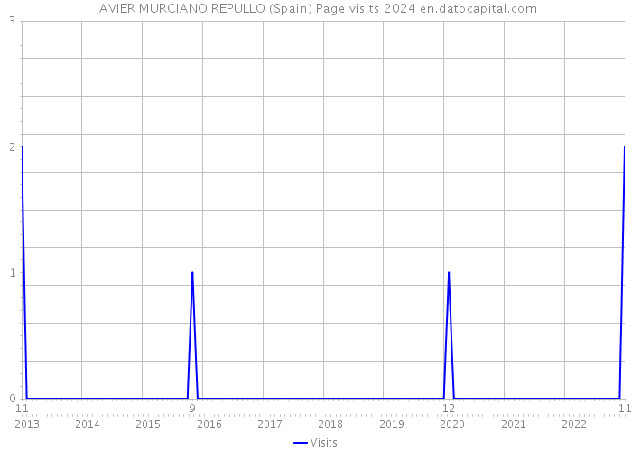 JAVIER MURCIANO REPULLO (Spain) Page visits 2024 