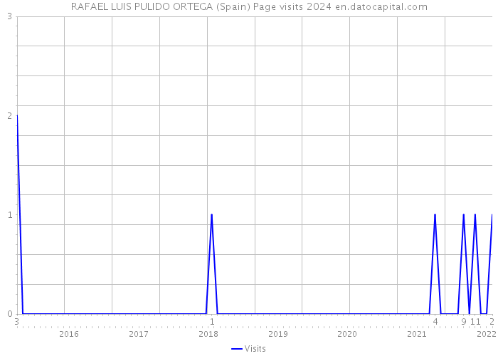 RAFAEL LUIS PULIDO ORTEGA (Spain) Page visits 2024 