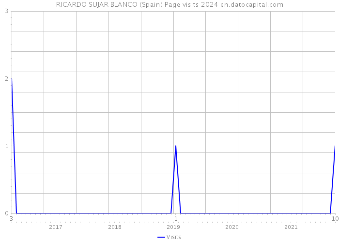 RICARDO SUJAR BLANCO (Spain) Page visits 2024 