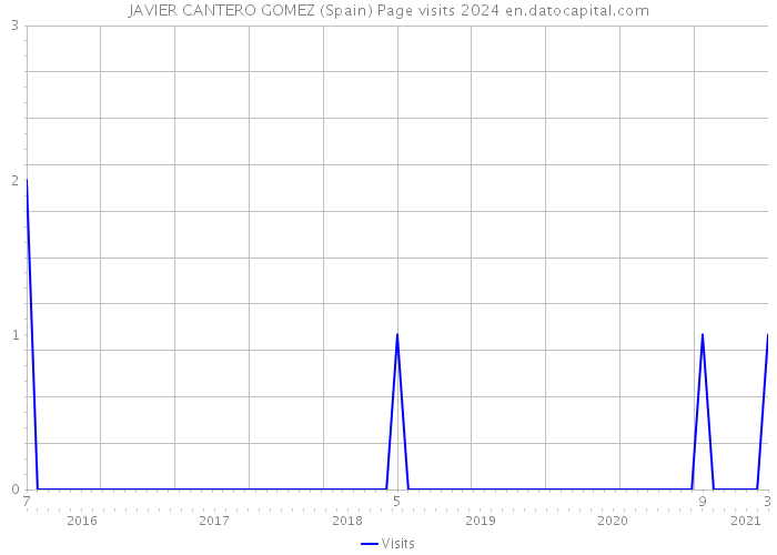 JAVIER CANTERO GOMEZ (Spain) Page visits 2024 