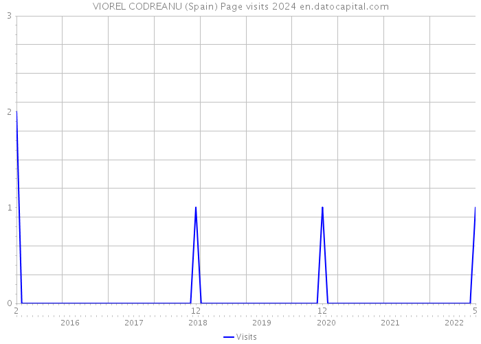 VIOREL CODREANU (Spain) Page visits 2024 