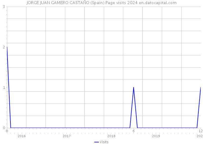 JORGE JUAN GAMERO CASTAÑO (Spain) Page visits 2024 