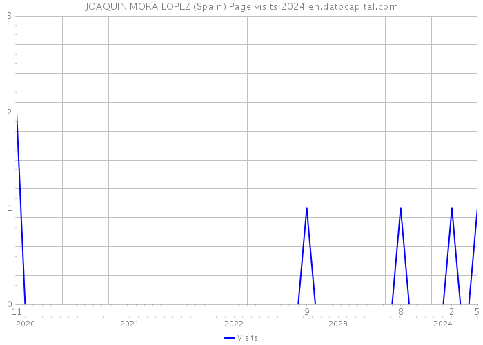 JOAQUIN MORA LOPEZ (Spain) Page visits 2024 