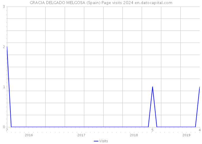 GRACIA DELGADO MELGOSA (Spain) Page visits 2024 