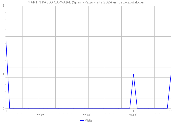 MARTIN PABLO CARVAJAL (Spain) Page visits 2024 