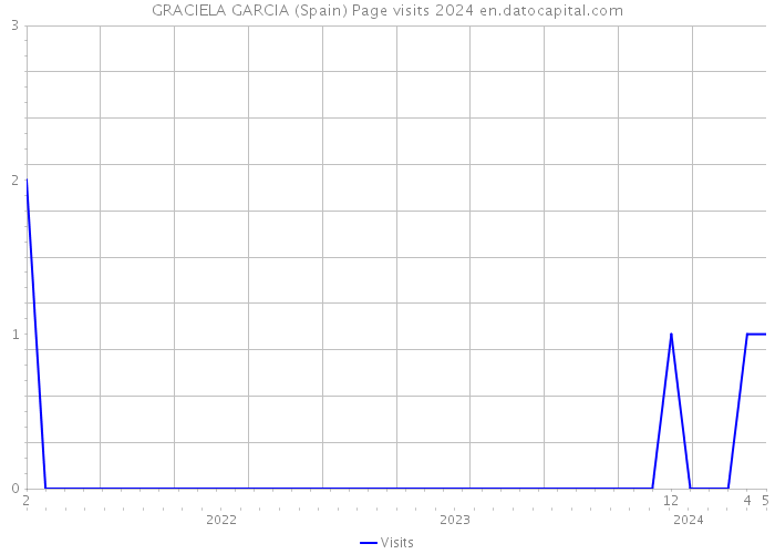 GRACIELA GARCIA (Spain) Page visits 2024 
