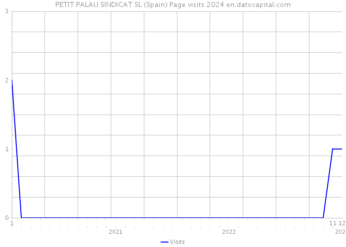 PETIT PALAU SINDICAT SL (Spain) Page visits 2024 