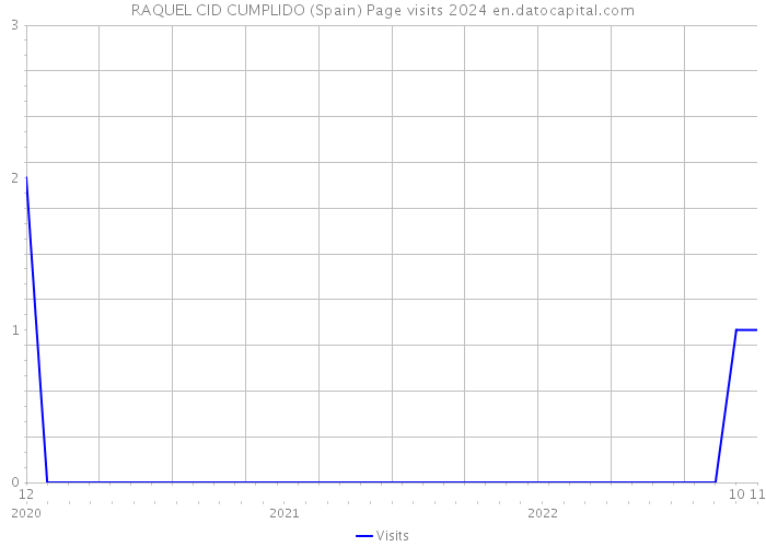 RAQUEL CID CUMPLIDO (Spain) Page visits 2024 