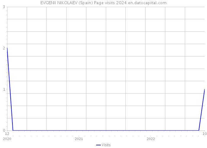 EVGENII NIKOLAEV (Spain) Page visits 2024 