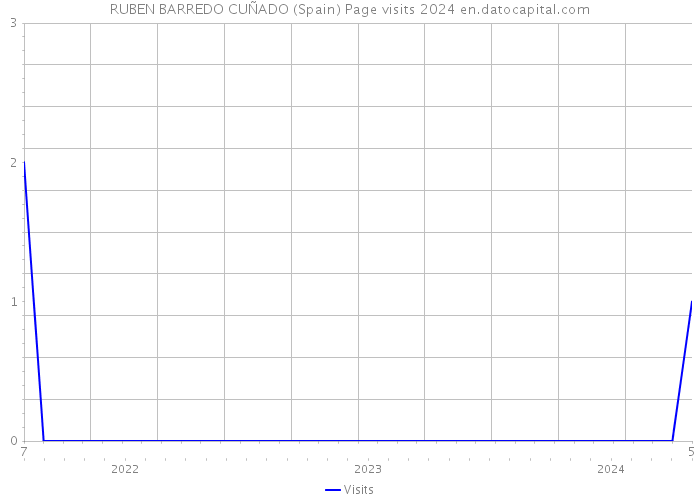 RUBEN BARREDO CUÑADO (Spain) Page visits 2024 