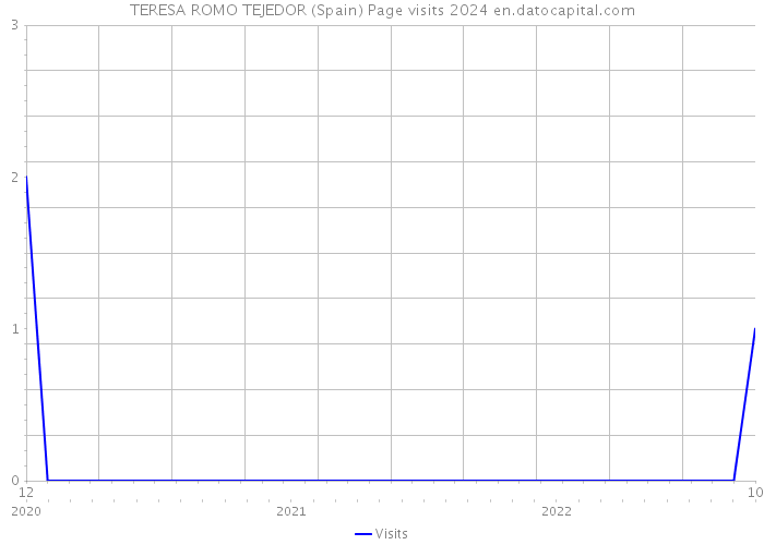 TERESA ROMO TEJEDOR (Spain) Page visits 2024 