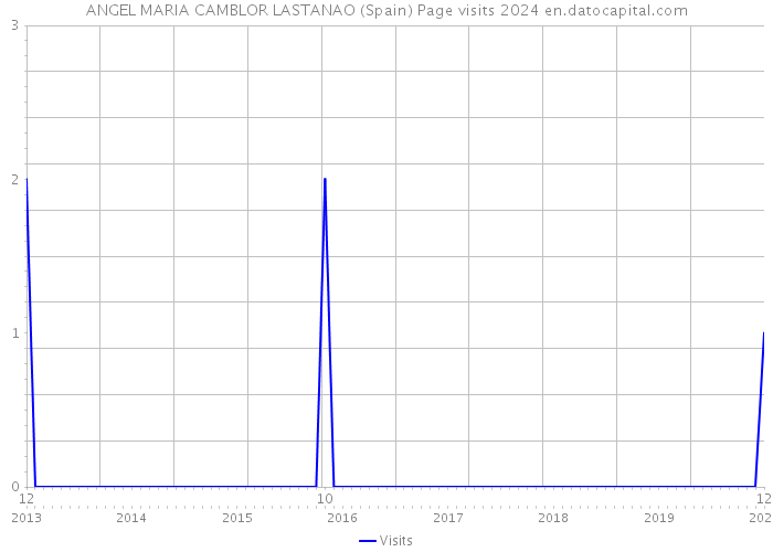 ANGEL MARIA CAMBLOR LASTANAO (Spain) Page visits 2024 