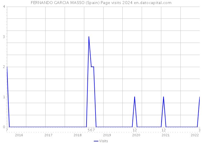 FERNANDO GARCIA MASSO (Spain) Page visits 2024 