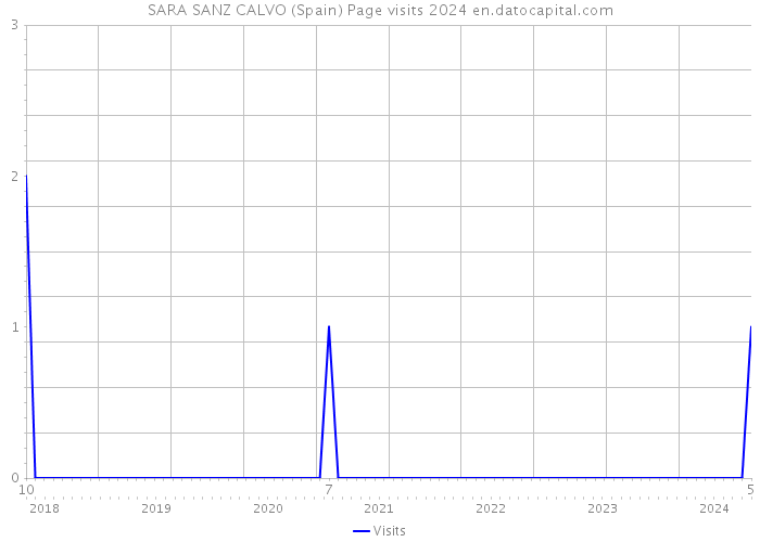 SARA SANZ CALVO (Spain) Page visits 2024 