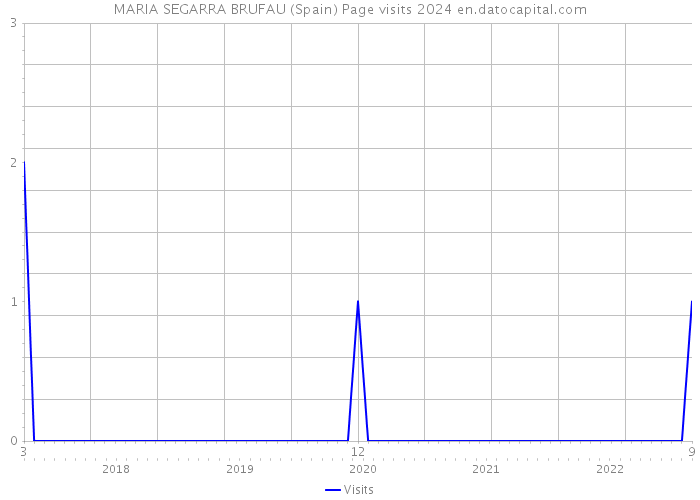 MARIA SEGARRA BRUFAU (Spain) Page visits 2024 