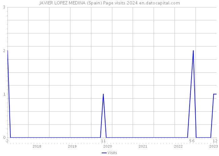 JAVIER LOPEZ MEDINA (Spain) Page visits 2024 