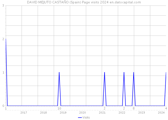 DAVID MEJUTO CASTAÑO (Spain) Page visits 2024 