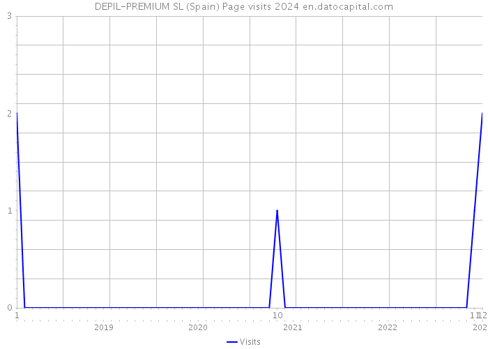 DEPIL-PREMIUM SL (Spain) Page visits 2024 