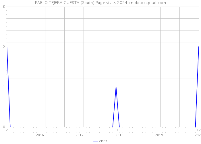 PABLO TEJERA CUESTA (Spain) Page visits 2024 