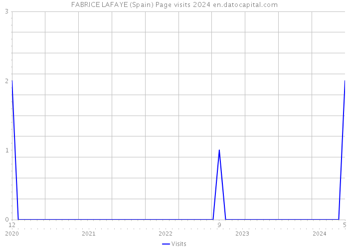 FABRICE LAFAYE (Spain) Page visits 2024 