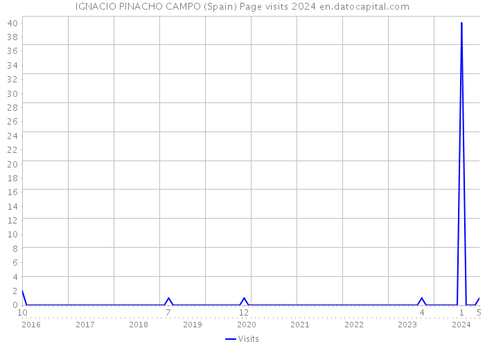 IGNACIO PINACHO CAMPO (Spain) Page visits 2024 