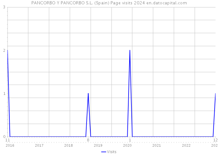 PANCORBO Y PANCORBO S.L. (Spain) Page visits 2024 