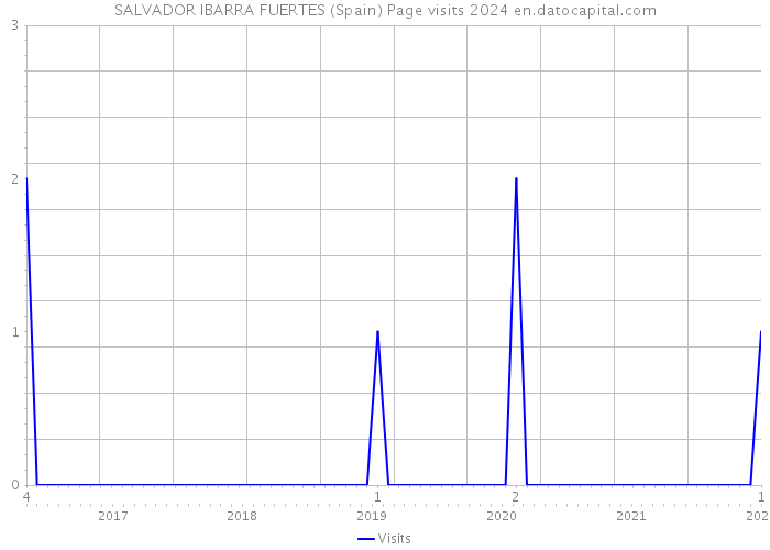 SALVADOR IBARRA FUERTES (Spain) Page visits 2024 
